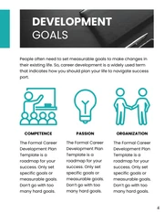 Teal And White Classy Modern Corporate Professional Development Plans - Page 4