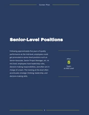 Navy Blue And Green Minimalist Career Plan - Page 3