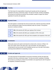 Fence Construction Contract Template - Page 3