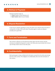 30 Day Payment Terms Contract Template - Page 3