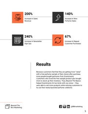 Clean Modern Product Launch Case Study Template - Page 5