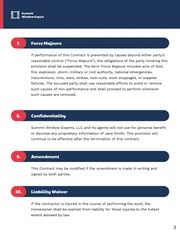 Window Sales Contract Template - Page 3