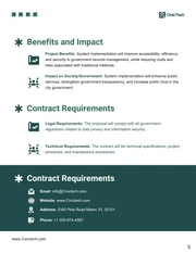 Technical Proposal Template For Government - Page 5