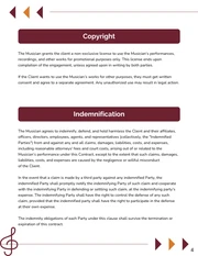 Musician Contract Template - Page 4