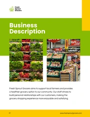 White And Yellow Small Business Plan - Page 2