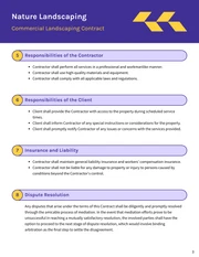 Commercial Landscaping Contract Template - Page 3