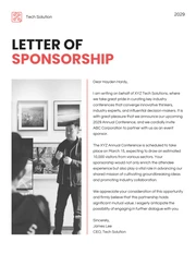 White And Red Sponsorship Proposal - Page 2