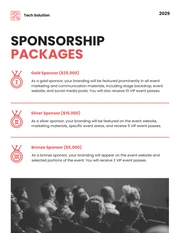 White And Red Sponsorship Proposal - Page 5