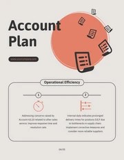 Cream And Orange Cute Simple Account Plan - Page 4