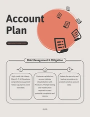 Cream And Orange Cute Simple Account Plan - Page 5