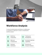 Light Green Minimalist Staffing Plan - Page 5