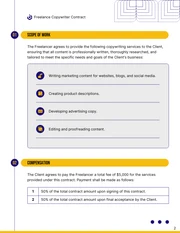 Freelance Copywriter Contract Template - Page 2