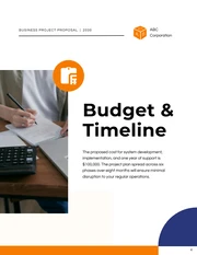 Blue And Orange Business Professional Proposal - Page 4