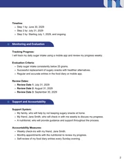 Health Behavior Change Contract Template - Page 2