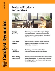 Simple Orange Business Catalog - Page 2