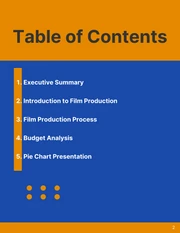 Simple Blue and Orange Film Production Report - Page 2