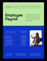 Blue And Green Simple Payment Plan - Page 2