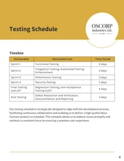 Yellow Minimalist QA Plan - Page 4