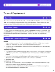 Travel Nurse Contract Template - Page 4