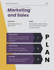 Yellow And Grey Shape Simple Resource Plan - Page 4