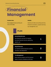 Yellow And Grey Shape Simple Resource Plan - Page 5