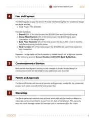 Residential Design Build Contract Template - Page 3