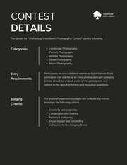 Simple Beige and Black Photography Contest Event Proposal - Page 3