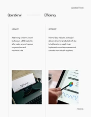 Minimalist Gray And White Account Plan - Page 4