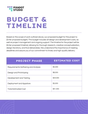 Purple And White Studio Professional Proposal - Page 4