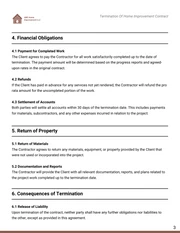 Termination Of Home Improvement Contract Template - Page 3