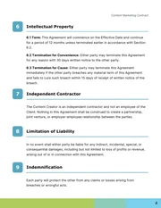 Content Marketing Contract Template - Page 4