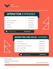 Green And White Simple Expense Report - Page 3