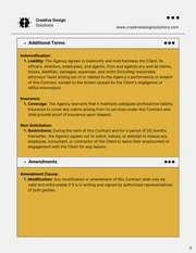 Creative Agency Contract Template - Page 3