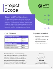 Mobile App Development Proposal - Page 5