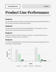 Professional Mint Green And White Sales Report - Page 2