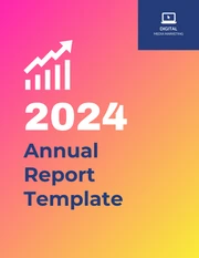 Company Annual Report Template - Page 1