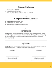 Beauty Salon Employment Contract Template - Page 2