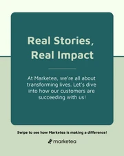 Customer Advocacy Instagram Carousel Social Media Template - Page 1