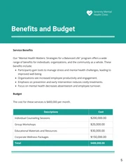 Dark Green Healthcare Proposal - Page 5