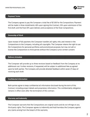 Music Composer Contract Template - Page 2