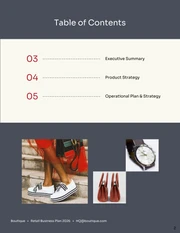 Retail Business Plan Template - Page 2