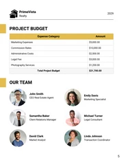 Yellow White Minimalist Real Estate Agent Proposal - Page 5