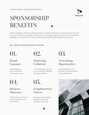 White Clean Minimalist Sponsorship Proposal - Page 4