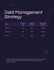 Dark Purple Simple Financial Plans - Page 4