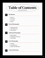 Photography Catalog Template - Page 2