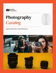 Photography Catalog Template - Page 1