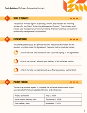 Software Outsourcing Contract Template - Page 2