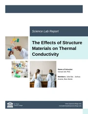 College Lab Report Template - Page 1