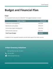 Dark Green Urban Grant Proposals - Page 5