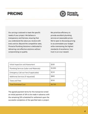 Plumbing Services Proposals - Page 4